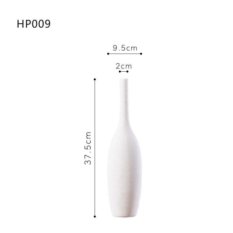 White Ceramic Vases Minimalist Home Decor NoVasi Decorativi in Ceramica Bianca – Design Minimal Nordico per Casa e Arredo Modernordic Modern Room Kitchen Living Rome Shelf Decorations Crafts Ornaments