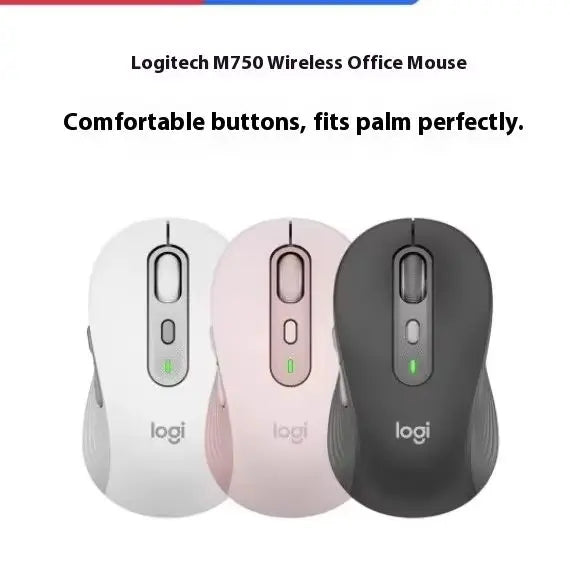 Mouse Wireless Logitech M750 / M650 – Silenzioso, Preciso e Comodo per Ufficio e Laptop