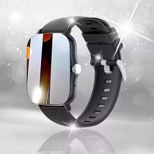 Orologio intelligente con touch screen completo, promemoria delle chiamate, controllo musicale e altre funzioni, compatibile con iPhone/Android