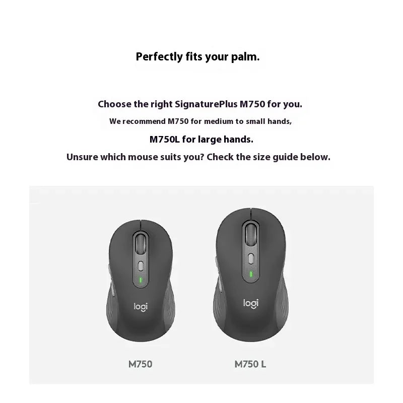 Mouse Wireless Logitech M750 / M650 – Silenzioso, Preciso e Comodo per Ufficio e Laptop