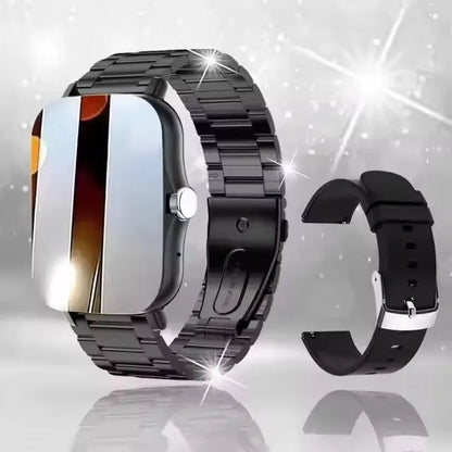 Orologio intelligente con touch screen completo, promemoria delle chiamate, controllo musicale e altre funzioni, compatibile con iPhone/Android