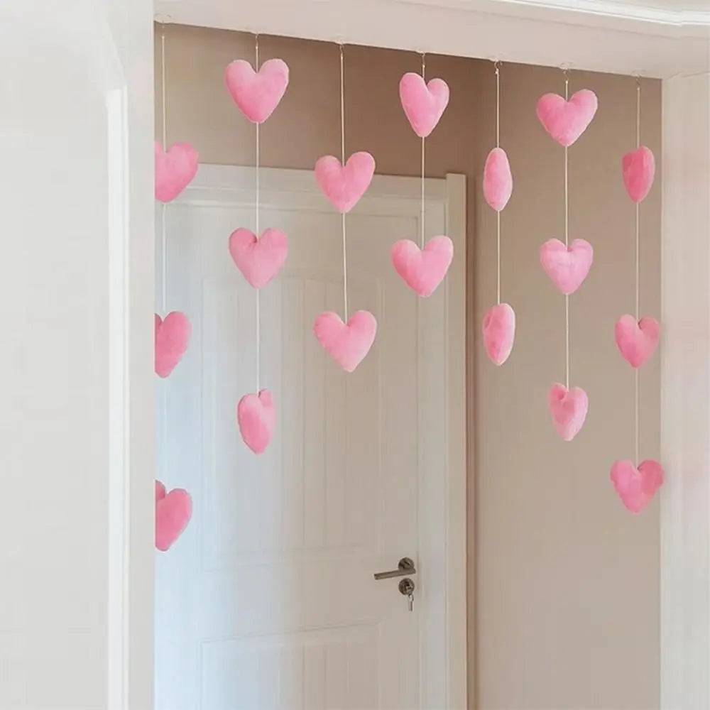 Tenda Decorativa con Cuori da Porta – Decorazione Romantica per Camera Ragazza e Casa