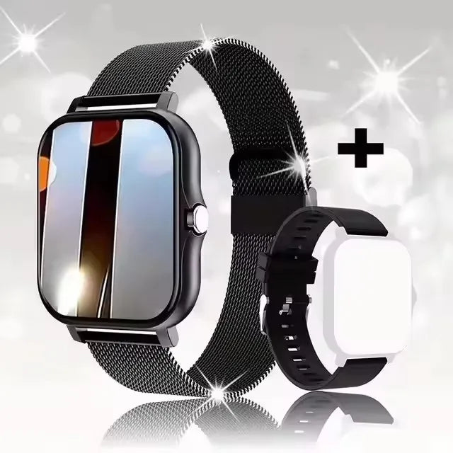 Orologio intelligente con touch screen completo, promemoria delle chiamate, controllo musicale e altre funzioni, compatibile con iPhone/Android