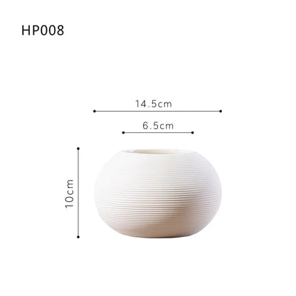 White Ceramic Vases Minimalist Home Decor NoVasi Decorativi in Ceramica Bianca – Design Minimal Nordico per Casa e Arredo Modernordic Modern Room Kitchen Living Rome Shelf Decorations Crafts Ornaments