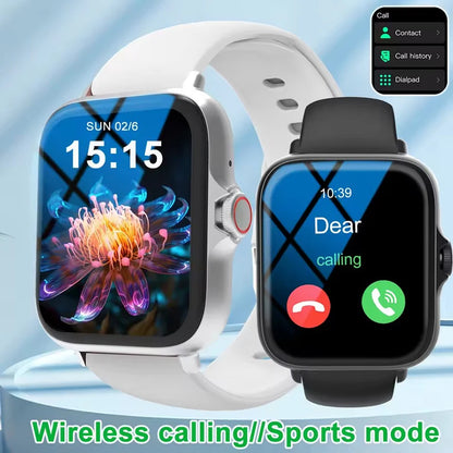 Orologio intelligente con touch screen completo, promemoria delle chiamate, controllo musicale e altre funzioni, compatibile con iPhone/Android