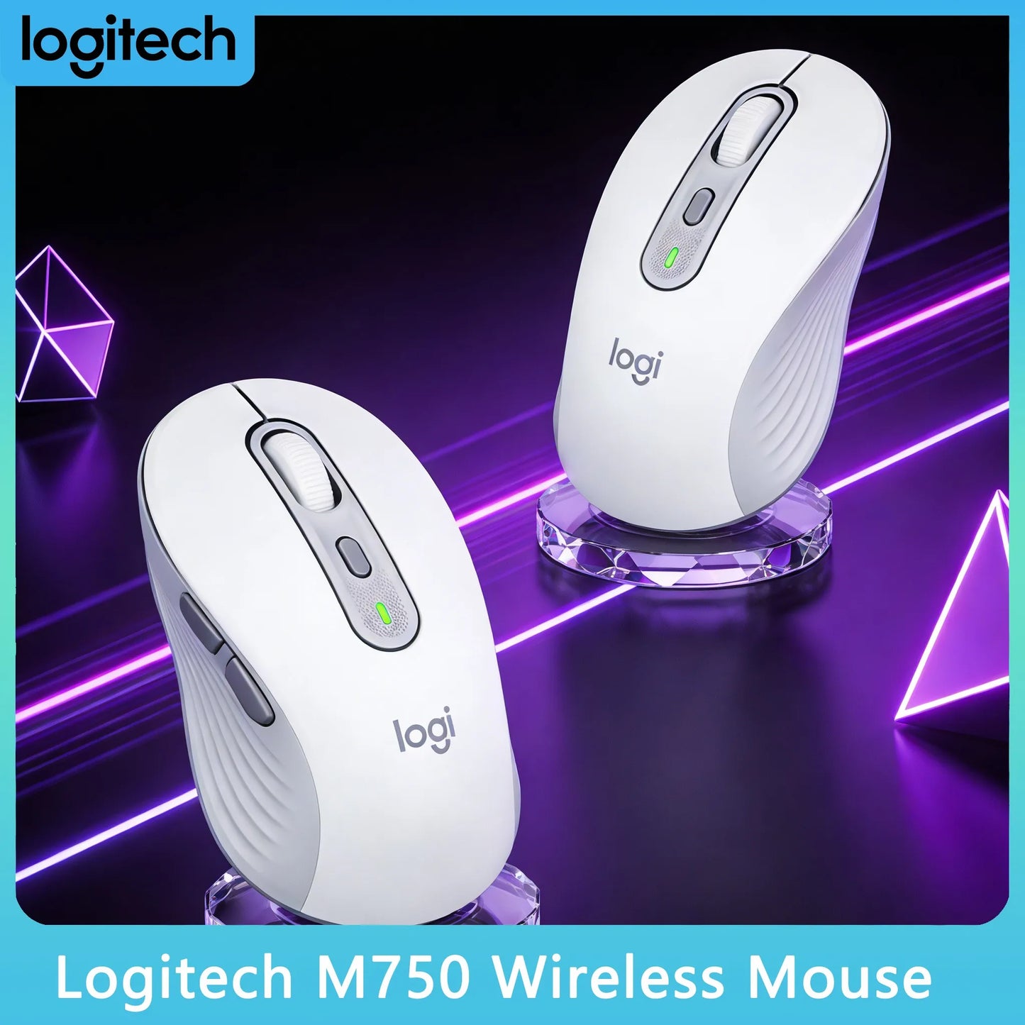 Mouse Wireless Bluetooth Logitech M750 – 4000 DPI, Silenzioso e Preciso per Ufficio e Laptop