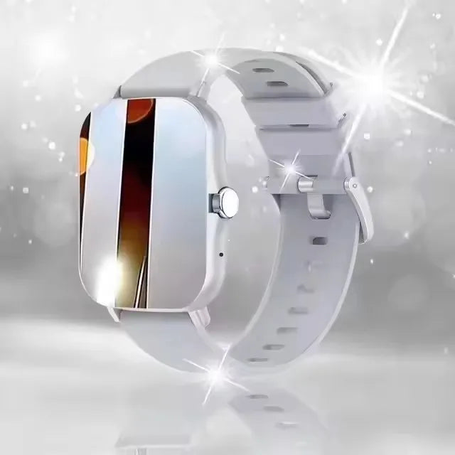 Orologio intelligente con touch screen completo, promemoria delle chiamate, controllo musicale e altre funzioni, compatibile con iPhone/Android