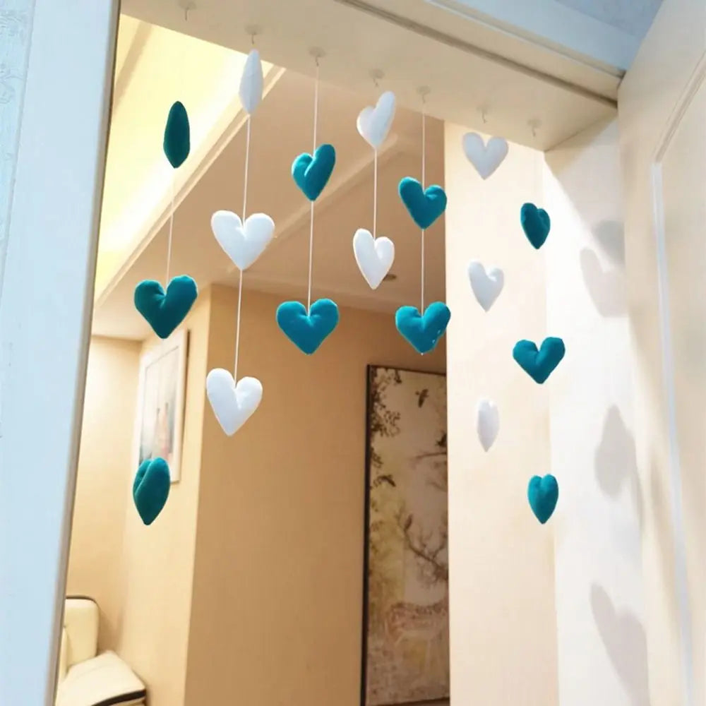 Tenda Decorativa con Cuori da Porta – Decorazione Romantica per Camera Ragazza e Casa