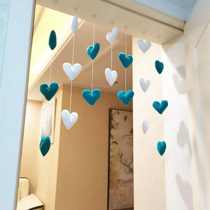 Tenda Decorativa con Cuori da Porta – Decorazione Romantica per Camera Ragazza e Casa