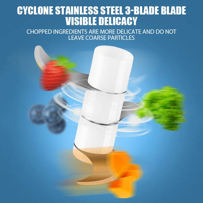 VIRALE : Tritatutto Elettrico USB – Mini Robot da Cucina per Aglio, Verdure, Carne e Frutta