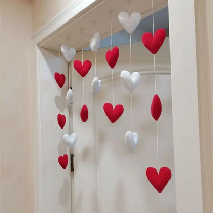 Tenda Decorativa con Cuori da Porta – Decorazione Romantica per Camera Ragazza e Casa