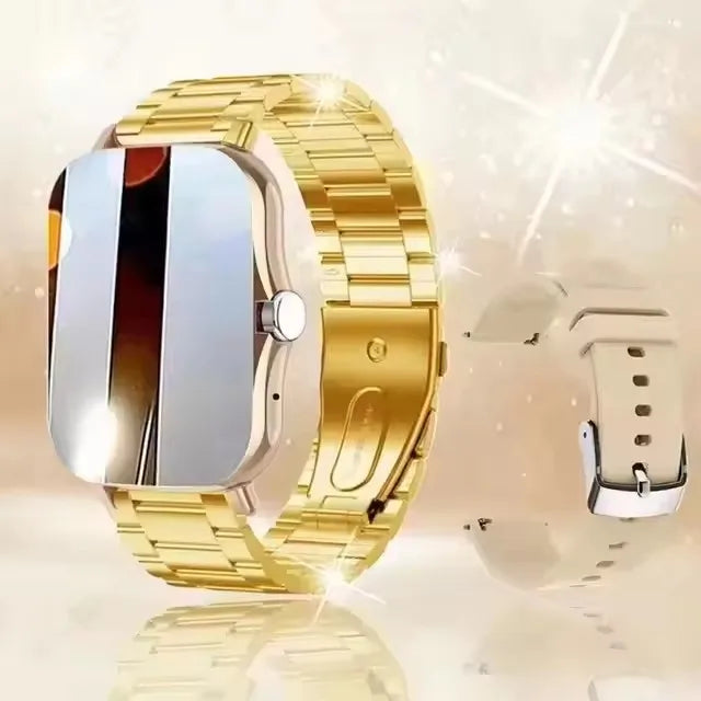 Orologio intelligente con touch screen completo, promemoria delle chiamate, controllo musicale e altre funzioni, compatibile con iPhone/Android