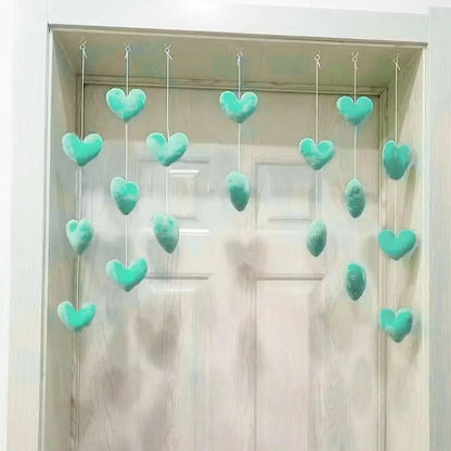 Tenda Decorativa con Cuori da Porta – Decorazione Romantica per Camera Ragazza e Casa