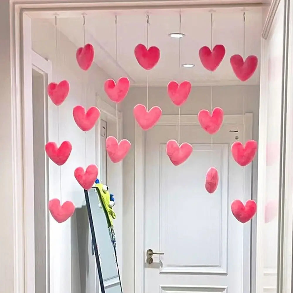 Tenda Decorativa con Cuori da Porta – Decorazione Romantica per Camera Ragazza e Casa