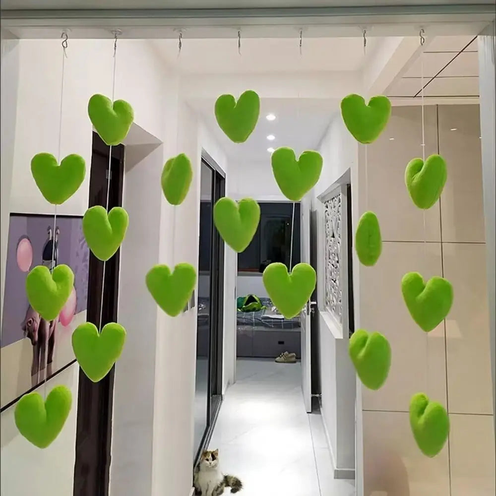 Tenda Decorativa con Cuori da Porta – Decorazione Romantica per Camera Ragazza e Casa