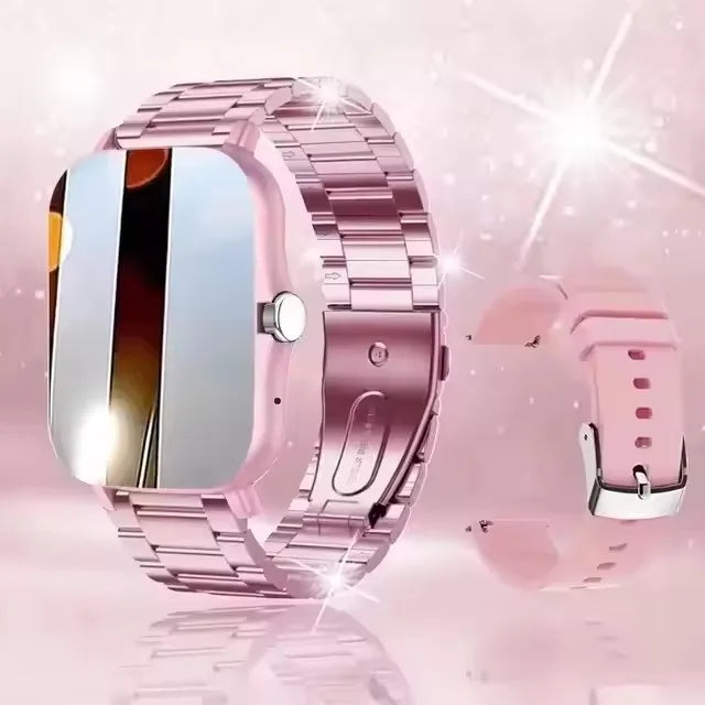 Orologio intelligente con touch screen completo, promemoria delle chiamate, controllo musicale e altre funzioni, compatibile con iPhone/Android