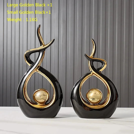 Statua Angelo in Ceramica – Decorazione Nordica Feng Shui per Casa e Ufficio