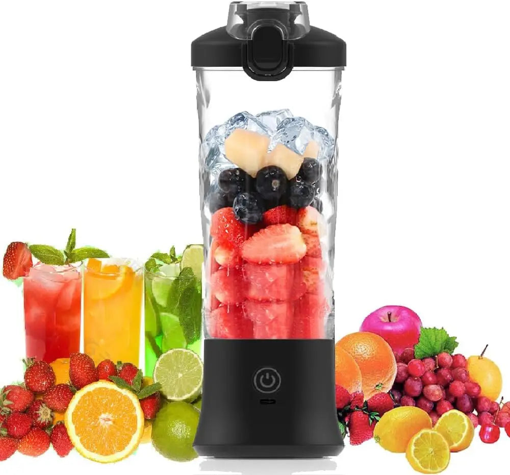 Frullatore Portatile USB-C 600-800ml – Blender Senza Fili per Smoothie, Palestra e Ufficio