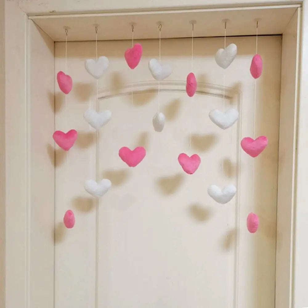 Tenda Decorativa con Cuori da Porta – Decorazione Romantica per Camera Ragazza e Casa