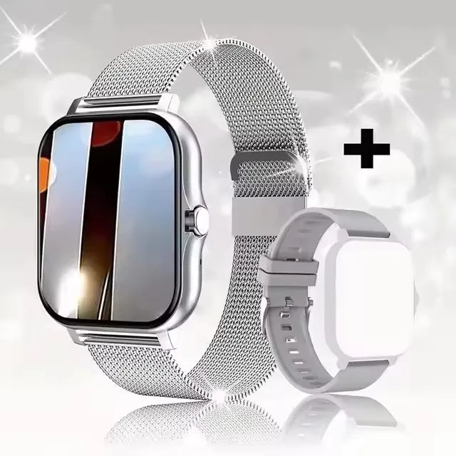 Orologio intelligente con touch screen completo, promemoria delle chiamate, controllo musicale e altre funzioni, compatibile con iPhone/Android