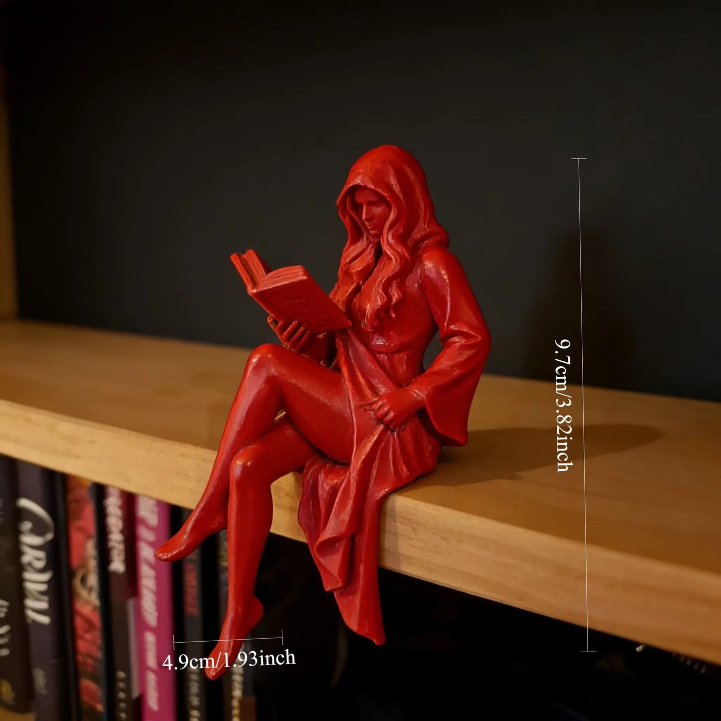 Elegant Bookshelf Decor for Women, Romantic Home Decor -Charming Figurine for Study Desk, Shelf, Perfect Gift for Her