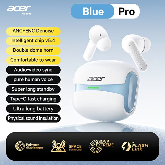 Acer  Pro – Cuffie Wireless Premium con Audio Stereo e Bassi Potenti